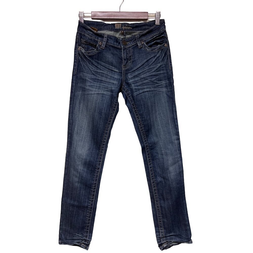 Kut from the Kloth Straight Leg Denim Blue Jeans Women's Size 2 Mid Rise